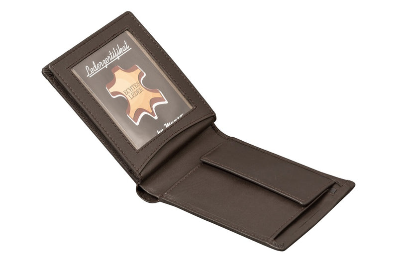 Menzo 7011 Herrenbörse  braun / Nappaleder