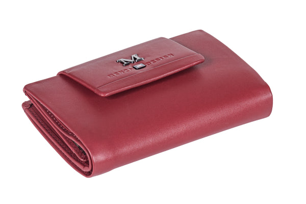 Menzo 7033 Damenbörse rot / Nappaleder