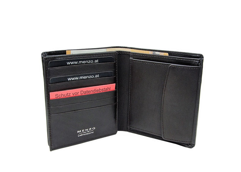 Menzo 9012 Herrenbörse braun / Nappaleder