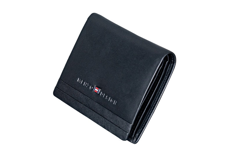 Menzo 7008 Kleinbörse schwarz  / Nappaleder