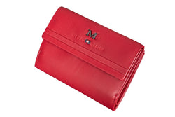 Menzo 7013 Damenbörse rot / Nappaleder