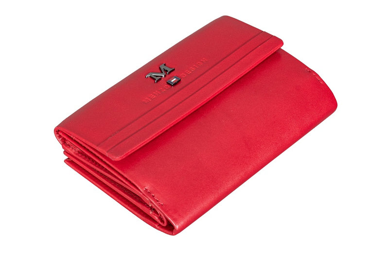 Menzo 7013 Damenbörse rot / Nappaleder