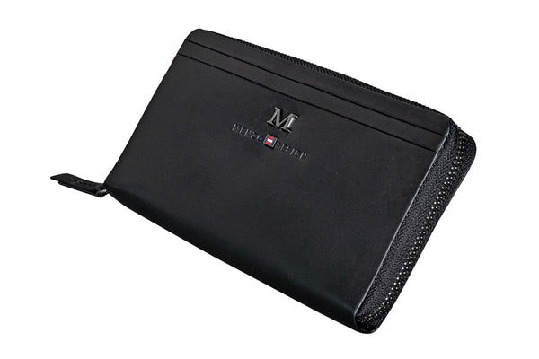 Menzo 7034 Damenbörse schwarz / Nappaleder