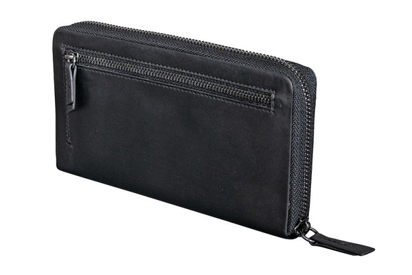 Menzo 7034 Damenbörse schwarz / Nappaleder