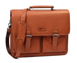 MB2D - 15,6 Zoll Aktentasche Rindsleder/cognac