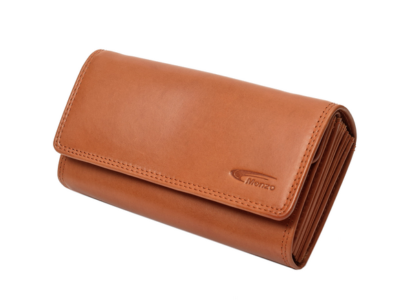 Menzo 976D Kellnerbörse mit Doppelnaht Rindsleder/cognac B2B