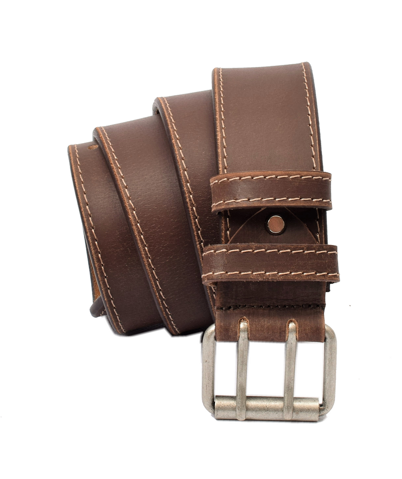 Menzo 3050 Profikellnergürtel Büffelleder / marone