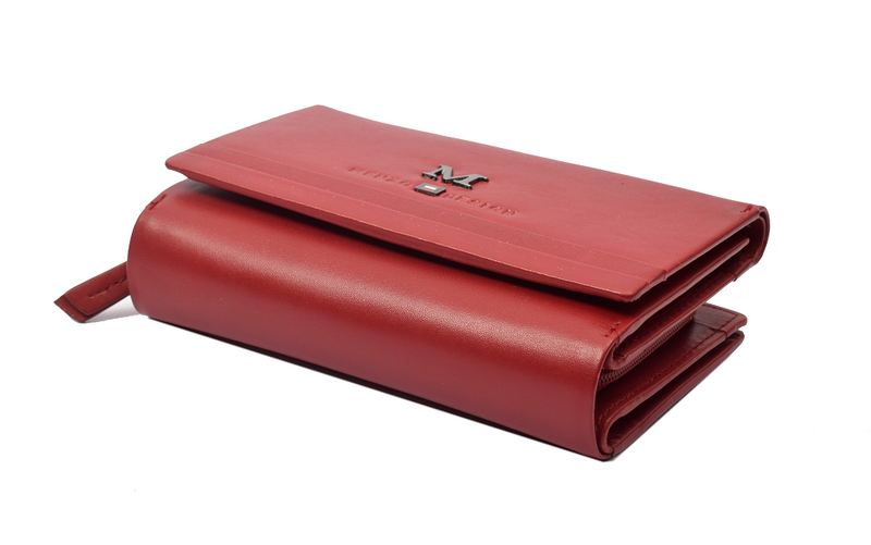 Menzo 7006 Damenbörse rot / Nappaleder